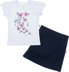 dojenčkovska majica s krilcem New Baby Butterflies modra 62 (3–6 m)