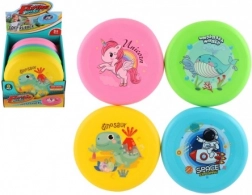 Silicone flying disc for kids 18 cm – 4 colorful designs