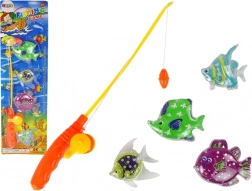 Vaardigheidsspel vissen vangen met hengel – 4 stuks