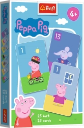 Kortspil Kryds og bolle Sorteper PEPPA PIG fra Trefl