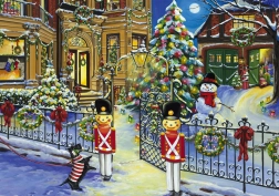 Puzzle Christmas House 1000 Pieces BLUEBIRD