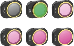 Set of 6 Sunnylife Filters for Lens MCUV, CPL, ND8/16/32/64 for DJI Mini 4 Pro