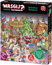 Advent Calendar Puzzle WASGIJ Rampaging Reindeer 24×54 Pieces