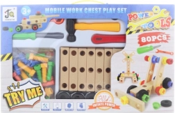 Set di costruzioni a vite per bambini – 80 pezzi