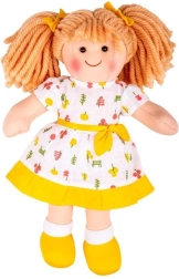 Fabric Doll Zoe by Bigjigs Toys 28 cm