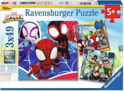 Puzzle RAVENSBURGER Spidey 3×49 elementów