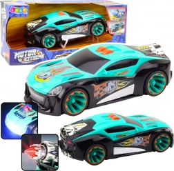 Dirkalni avto z raketo Svetlobni in zvočni učinki