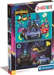 Puzzle Batwheels 2x60 pieces