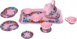 Children's Pink Tea Set, 15 pcs