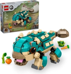 lego jurassic world piccolo anchilosauro bump y – set di costruzione per bambini