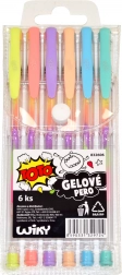 Gelpennen Regenboog – set van 6 stuks