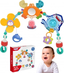 Woopie baby play arch with toys for stroller and crib