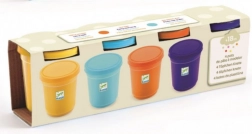 Šarena plastelin DJECO - 4 prirodne boje