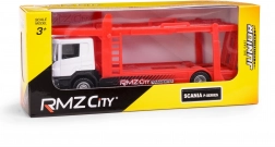Model af SCANIA bugseringslastbil RMZ City 1:64 med rampe