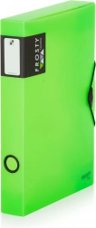 Boîte avec élastique A4 maxi Opaline Frosty verte