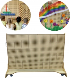 MASTERKIDZ lavagna STEM creativa autoportante 166 × 125 cm