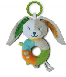 CLEMENTONI Baby Plush Rattle Bunny