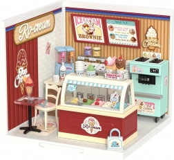 Rolife DIY house: ice cream shop with LED lighting, 144 pieces