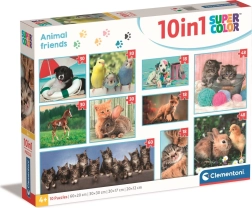 CLEMENTONI Puzzle Animal Friends 10-in-1