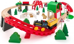 Wooden Train Set: Life on the Farm