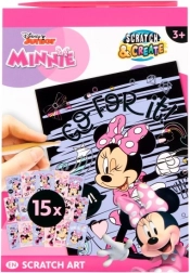 scratch art book DISNEY MINNIE A5 – creative set 15 pictures