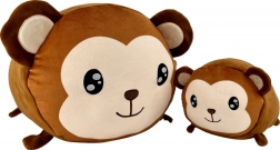 Plush Monkey Mom and Baby – set 20 and 40 cm
