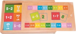 Wooden Educational Tiles for Addition and Subtraction