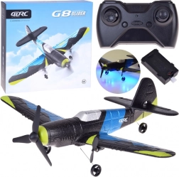 Avion RC G8 Glider en mousse EPP avec LED et charge USB