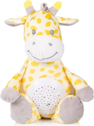 girafe en peluche avec projecteur et musique