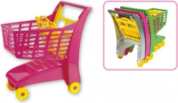 Androni shopping cart with seat pink