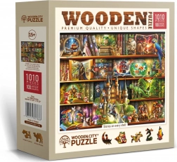 Wooden City wooden puzzle A Story on Every Shelf – 1010 pieces