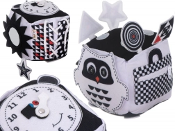 Educational Black-and-White Contrast Sensory Cube