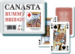 Canasta Cards in Plastic Case
