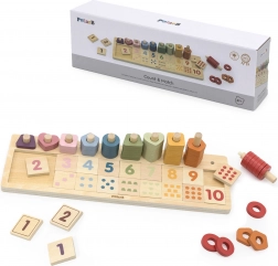 Wooden Abacus and Sorting Toy Montessori by PolarB