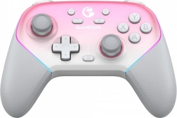 GameSir Super Nova wireless game controller Whipped Pink with charging dock