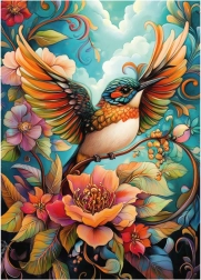 DINO puzzle Ptaszek XL 500 elementów