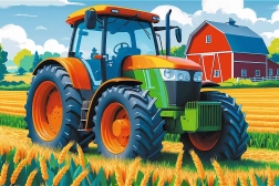 Trefl Puzzle Farmer's Wagon 60 Pieces