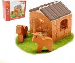 Teifoc építőkészlet Kis istálló dobozban 18x15x8 cm