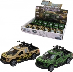 Autó fém szerkezettel és hátramenettel