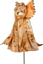 Costume enfant cape dinosaure dilophosaurus 4–7 ans