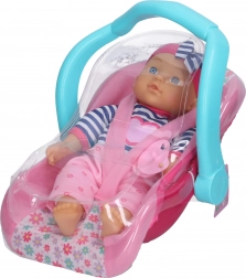 Bébé dans un siège à bascule portable 28 cm