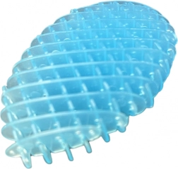 Jouet fidget antistress bleu transparent 5 cm