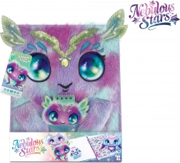 Nebulous Stars pluizig dagboek A5 met slot