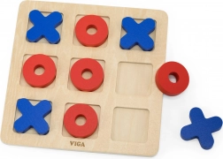 Houten Klassiek Spel Boter-Kaas-en-Eieren van Viga