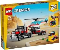 Creator 3-in-1 – Flatbed Truck with Helicopter