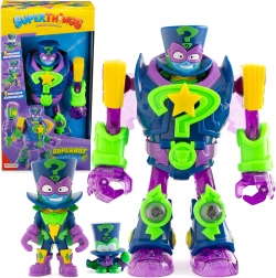 SuperThings Enigma Superbot robot with villains and accessories