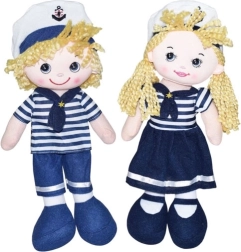 Bambola di stoffa marinaio 30 cm