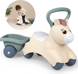 Smoby Little Pony Ride-On with Cart