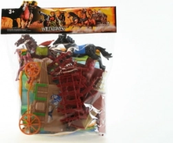 Wild West Set – Plastic Native Figures with Accessories