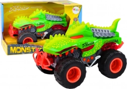 Off-road Dinosaur Car T‑Rex with Lights and Sounds, Green